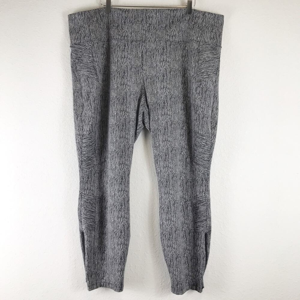 Athleta Delancey Textured Moto Tight Legging Pants Workout Athleisure Size 3X